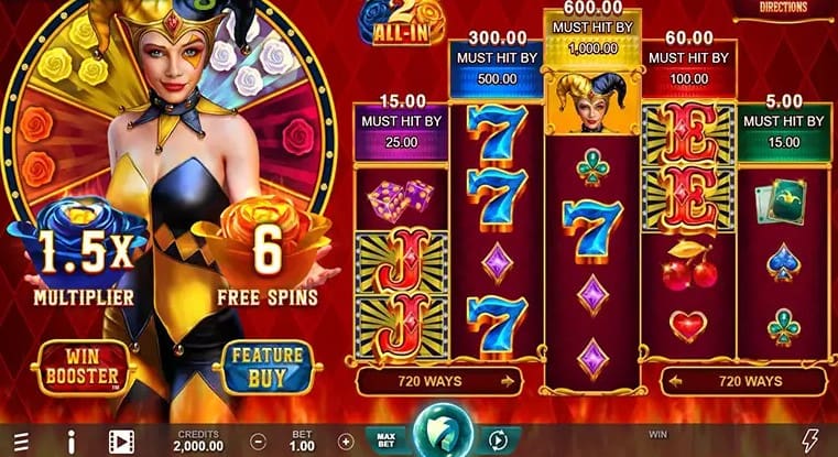Fire and Roses Joker 2 All-in Slot