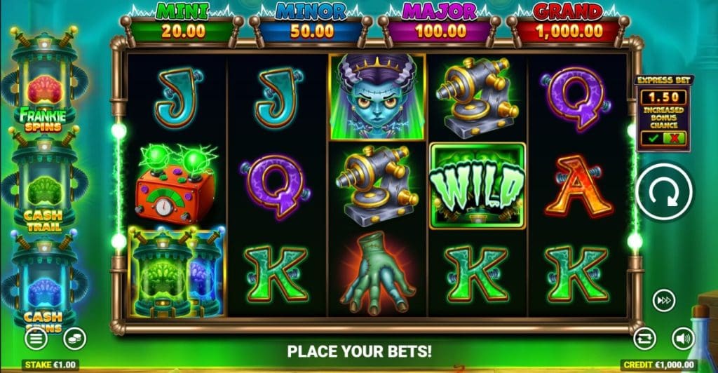 Frankenstein's Fortune slots