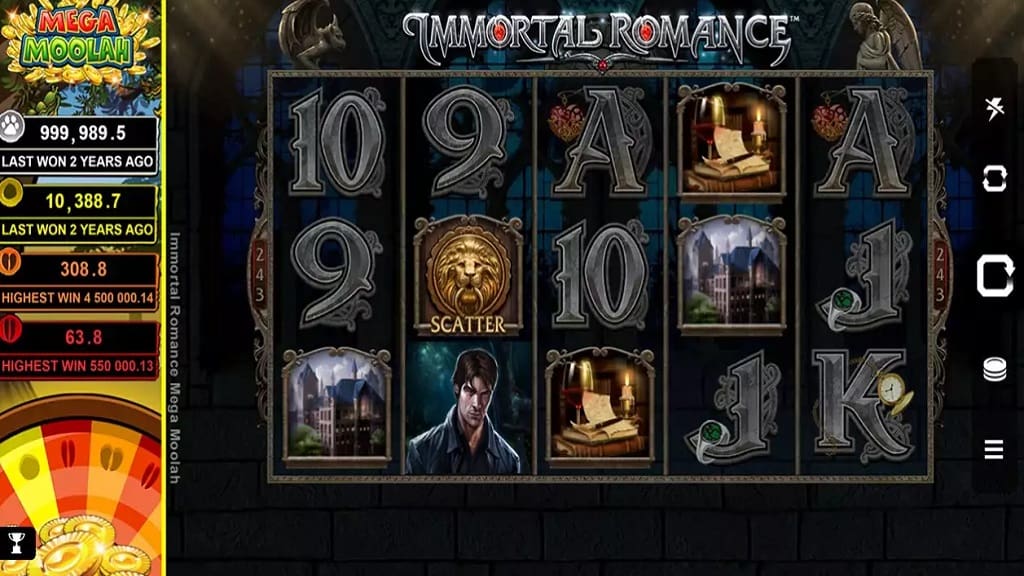 Immortal Romance Mega Moolah Slot