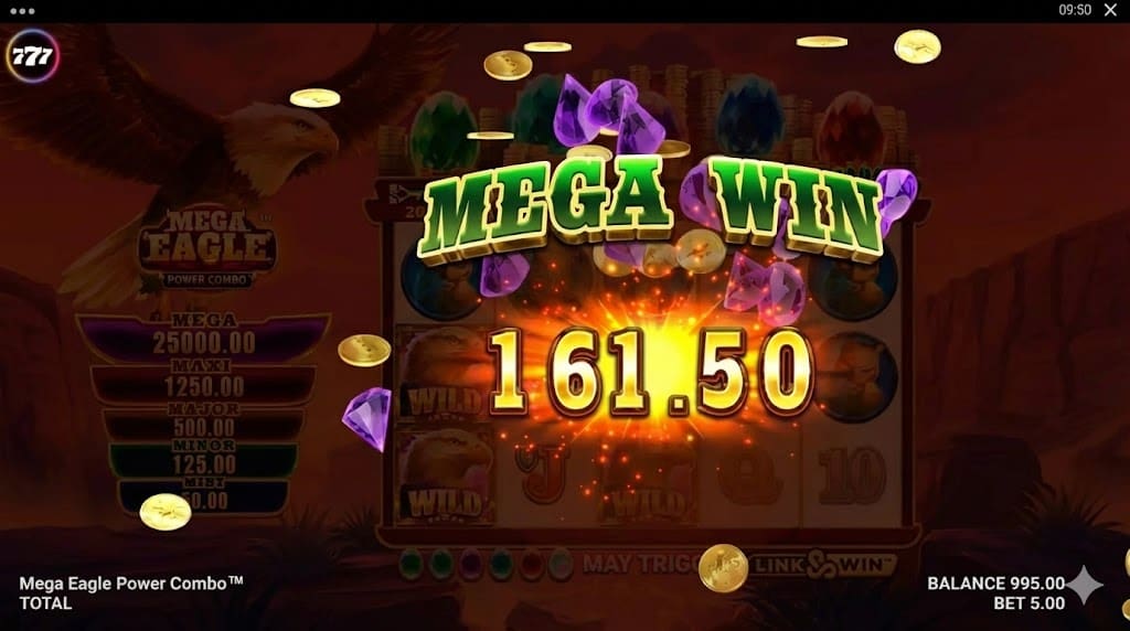 Tragamonedas Mega Eagle Power Combo